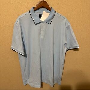 NWT Eastside Golf Men’s Clear Sky Zip Golf Polo